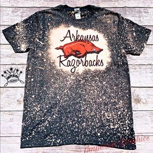 COPY - Arkansas’s razorback custom bleach shirt